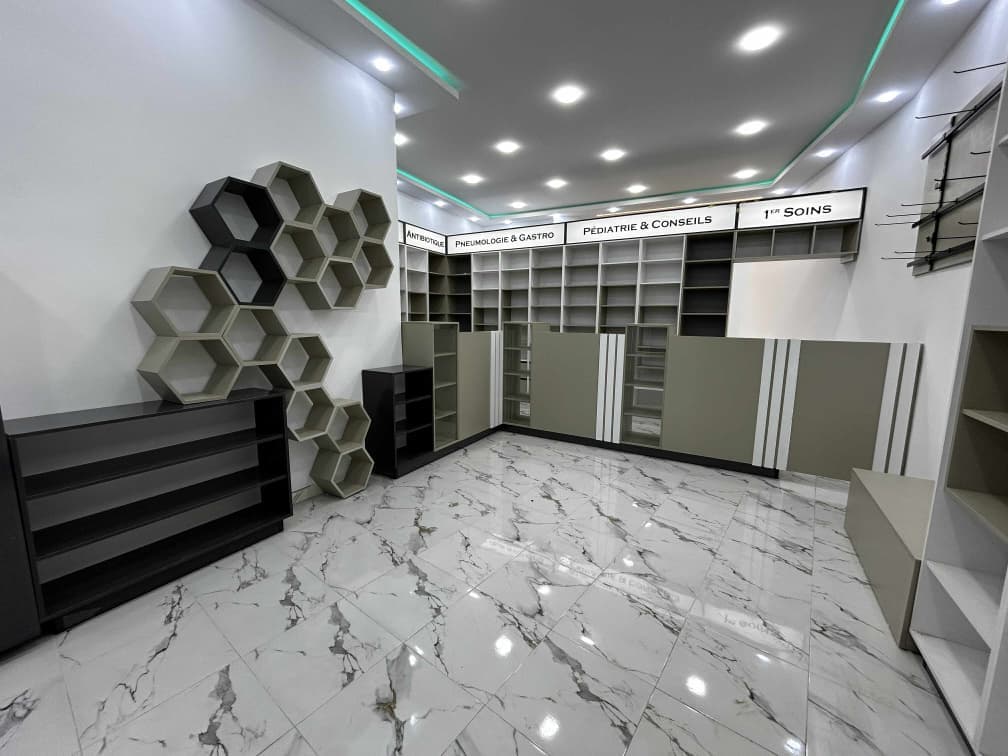 Modern Pharmacy Interior Layout