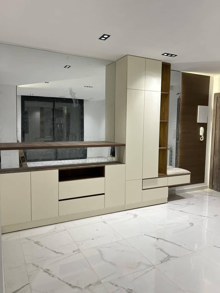 Contemporary Living Room Built-in